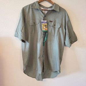 NWT Orvis Men's Green Short Sleeve Tech Shirt
